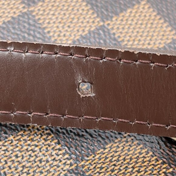 LOUIS VUITTON Muset Size long Damier Ebene Canvas Red N51302 - Picture 8 of 15